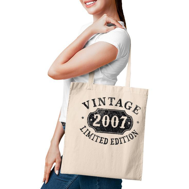 15 Years Old 15Th Birthday Boys Girls Teen Limited 2007 Birthday Party Tote Bag