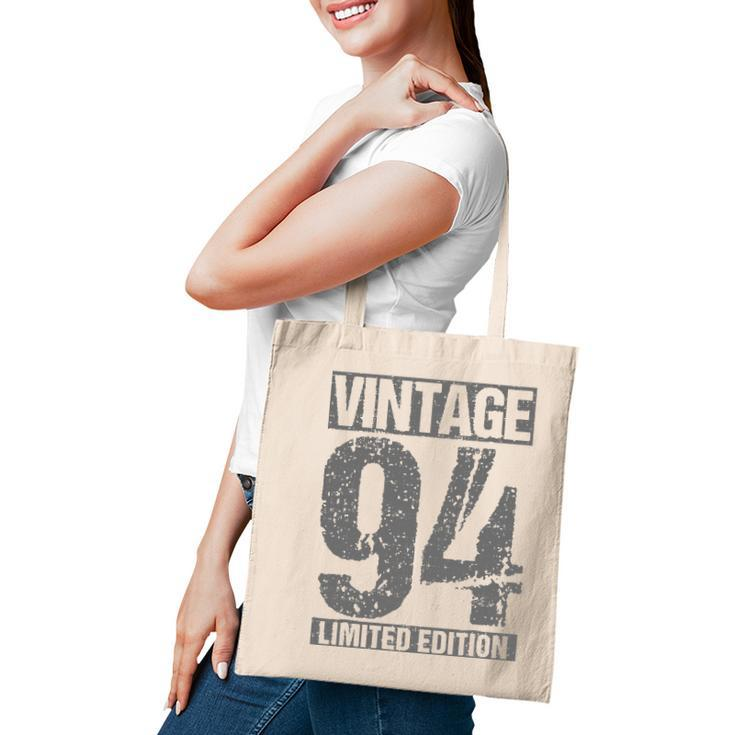 28 Years Old Vintage 1994 28Th Birthday Decoration Men Women Tote Bag