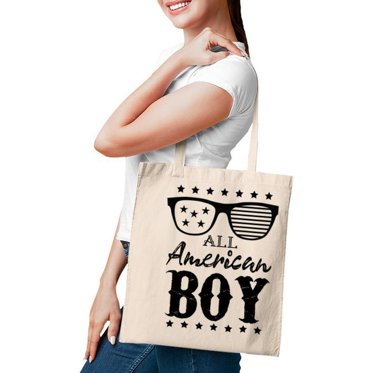 All American Boy 4Th Of July Boys Kids Sunglasses Family  Tote Bag