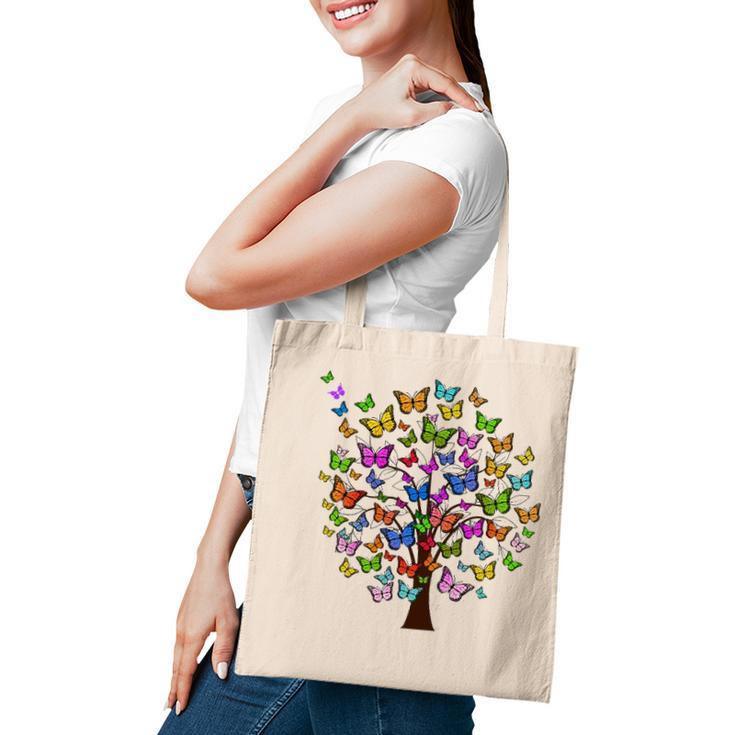 Butterflies On Tree For Butterfly Lovers Tote Bag