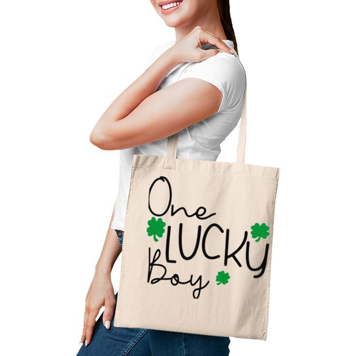 One Lucky Boy Funny St Patrick Day Tote Bag