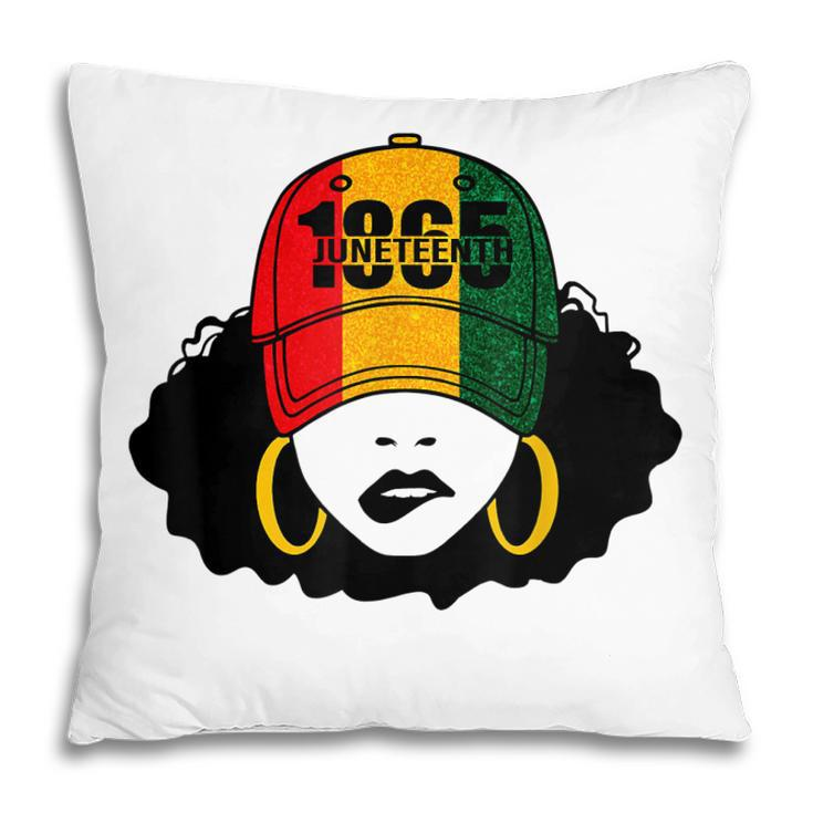 1865 Junenth Celebrate Black Girl Magic Melanin Women  Pillow