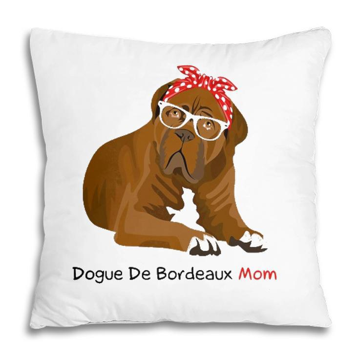 Dogue De Bordeaux Mom Bandana Womens Pillow