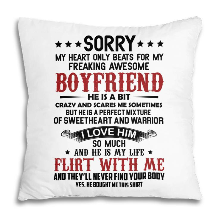Freaking Awesome Boyfriend V2 Pillow