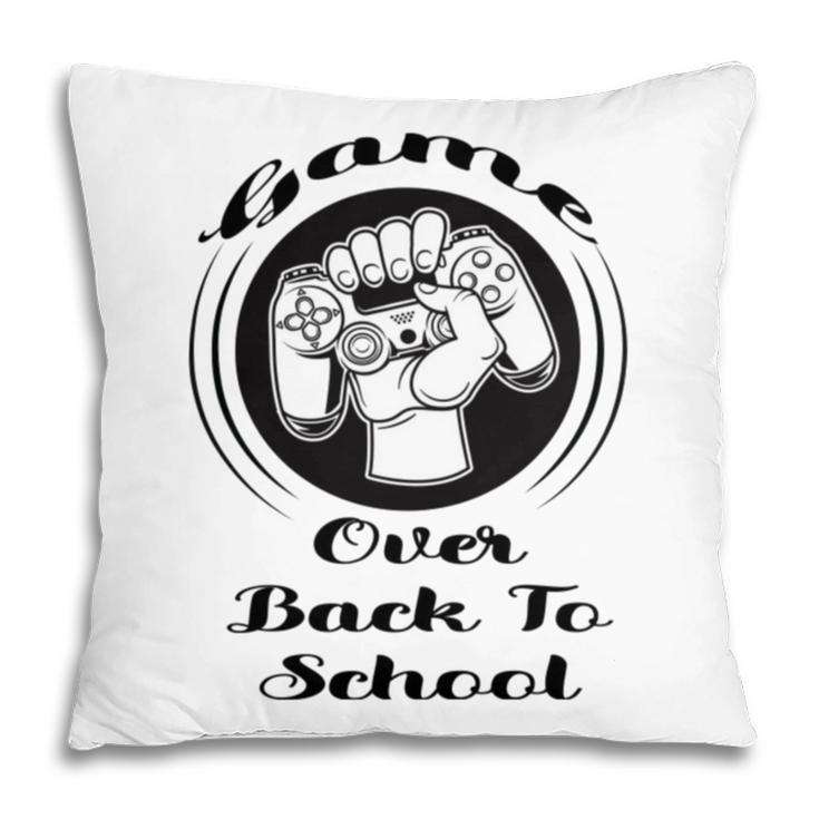 Game Over Back To School Pillow