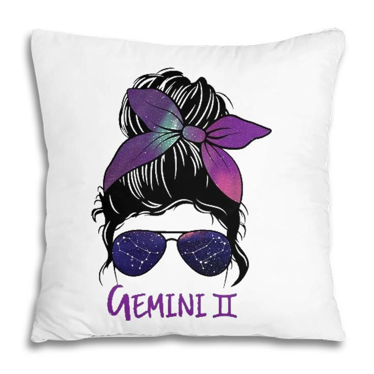 Gemini Girl Birthday Gemini Woman Zodiac Constellation Pillow