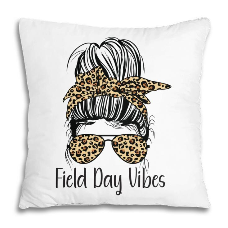 Happy Field Day Field Day Tee Kids Graduation School Fun Day V11 Pillow