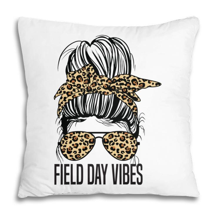 Happy Field Day Field Day Tee Kids Graduation School Fun Day V12 Pillow