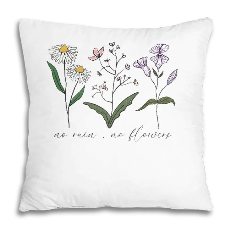 Plant Flower  Wildflower Gardening Lover Gift Pillow