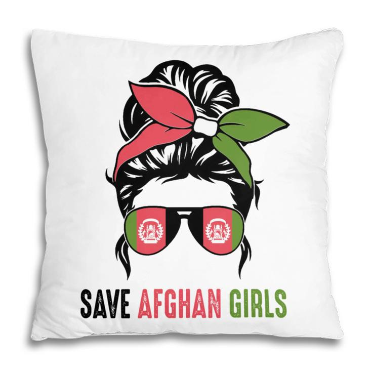 Save Afghan Girls Pillow