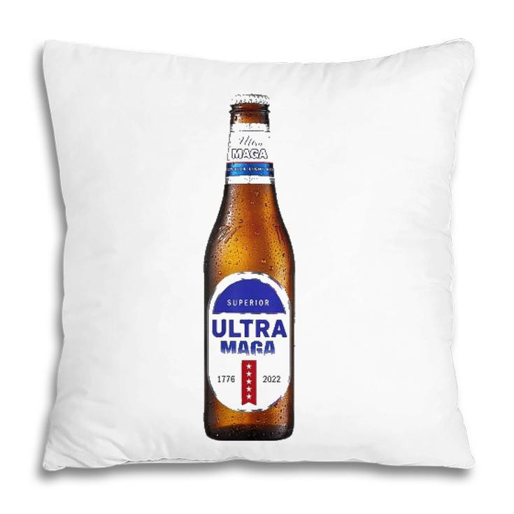 Ultra Maga  Funny Anti Joe Biden Ultra Maga Beer Pillow
