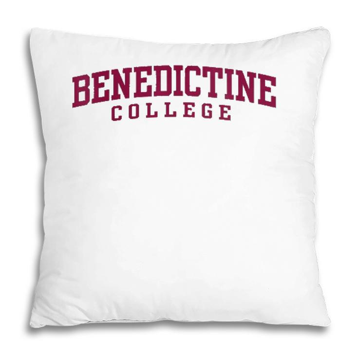 Womens Benedictine College Athletic Teacher Student Gift Pillow