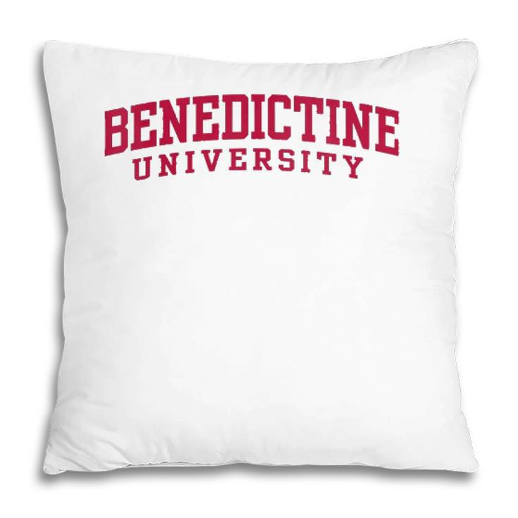 Womens Benedictine University Athletic Teacher Student Gift Pillow