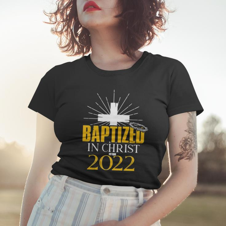 Baptized In Christ 2022 Christian Tee Baptism Faith Women T-shirt Gifts for Her