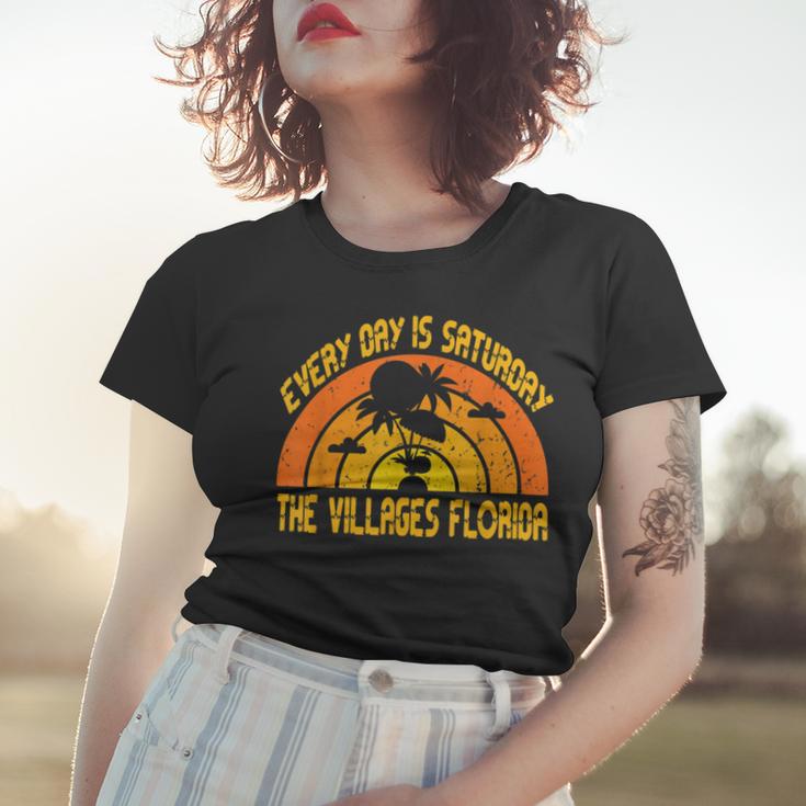 Every Day Is Saturday The Villages Florida Women T-shirt Gifts for Her