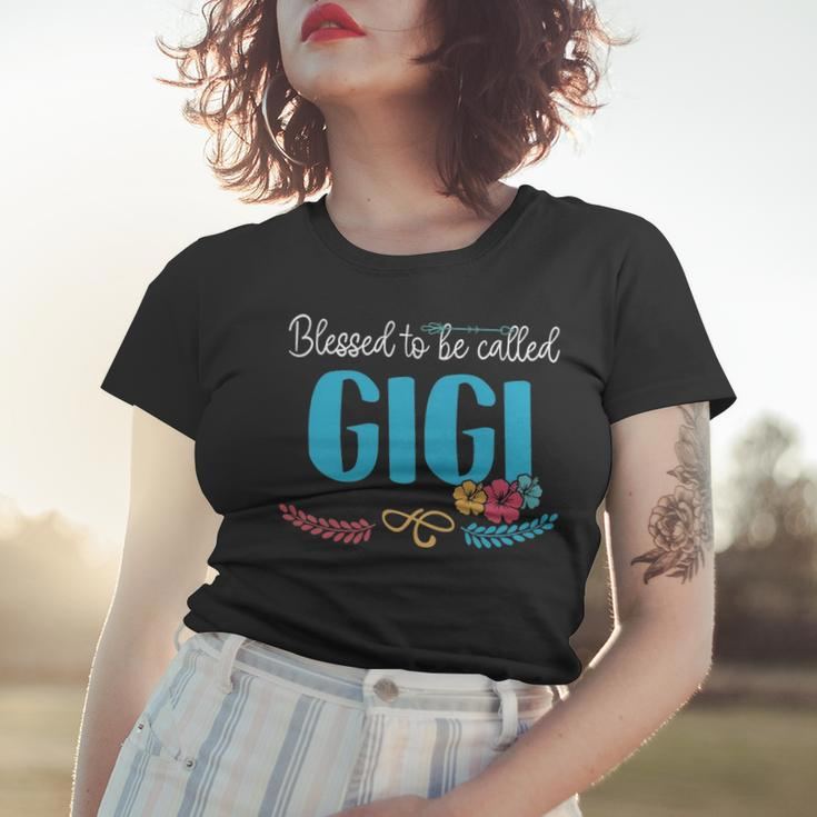 Gigi Grandma Gift Blessed To Be Called Gigi Women T-shirt Gifts for Her