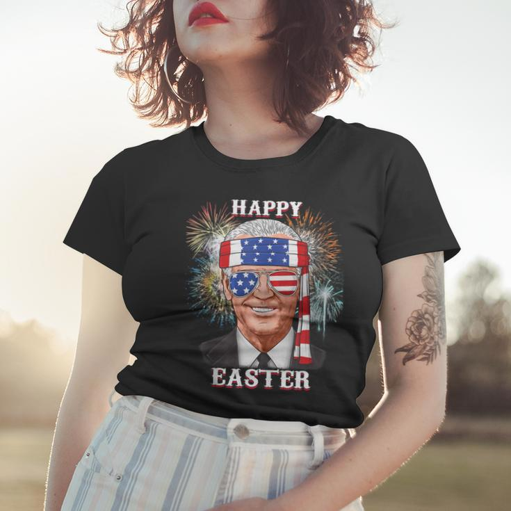Happy Easter Confused Joe Biden 4Th Of July Funny Women T-shirt Gifts for Her