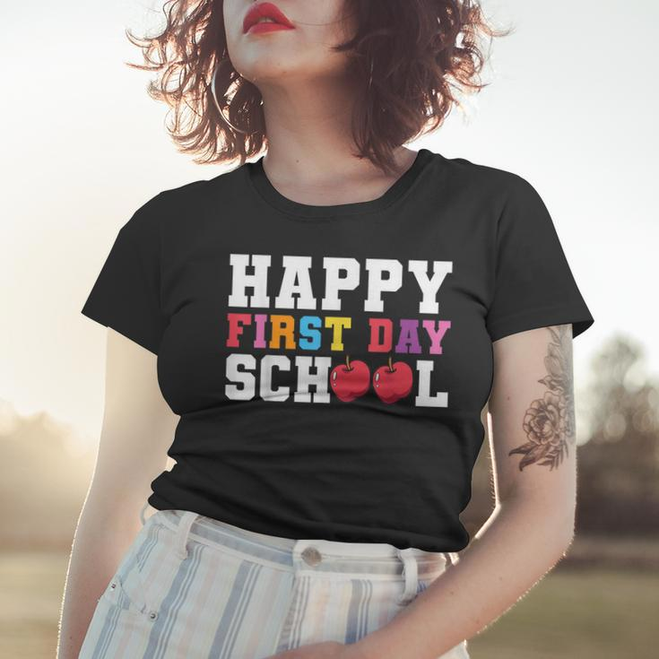 Happy First Day Of School Back To School Teachers Kids Women T-shirt Gifts for Her