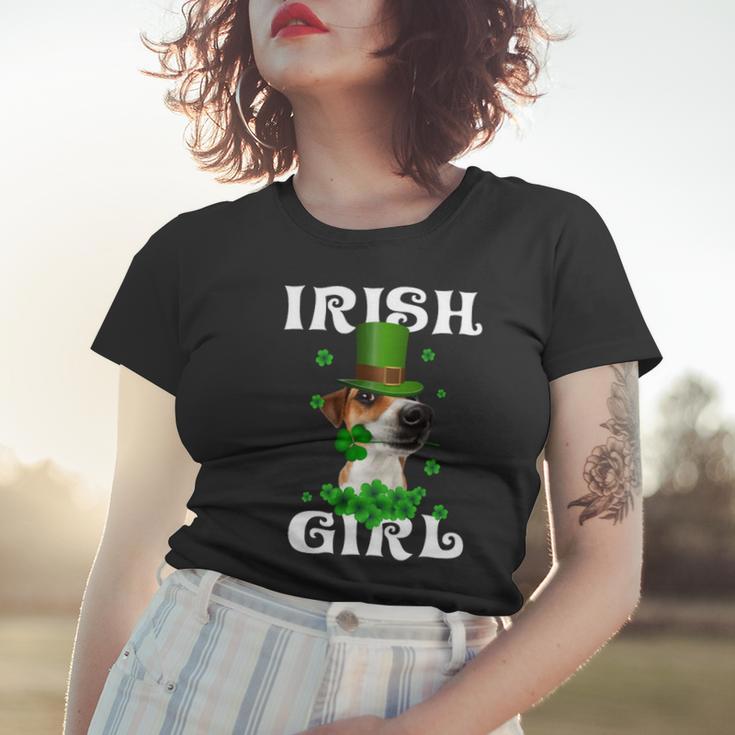 Jack Russell Terrier Patricks Day For Dog Lovers Women T-shirt Gifts for Her