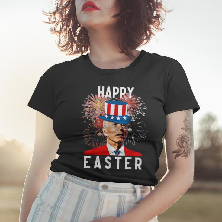 Joe Biden Happy Easter For Funny 4Th Of July Women T-shirt Gifts for Her