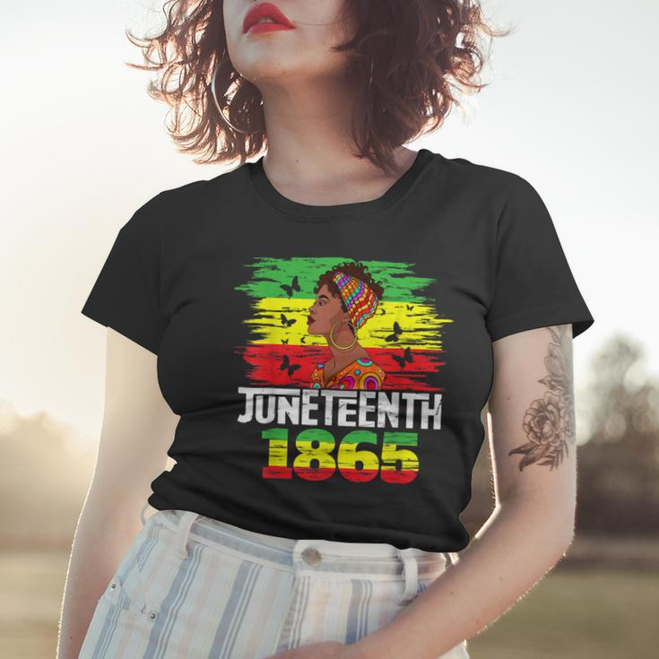 Juneteenth 1865 Independence Day Black Pride Black Women Women T-shirt Gifts for Her