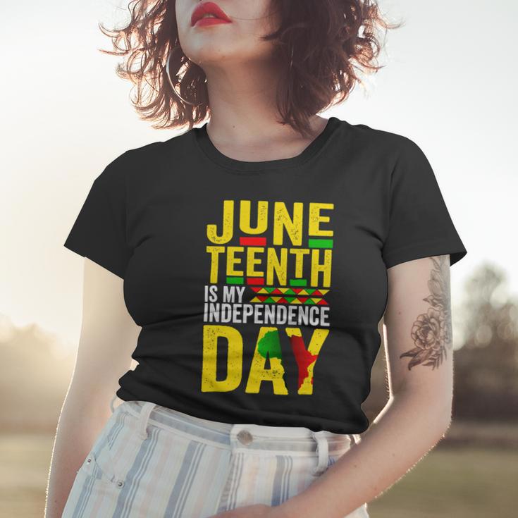 Juneteenth Is My Independence Day 1865 African American Women T-shirt Gifts for Her