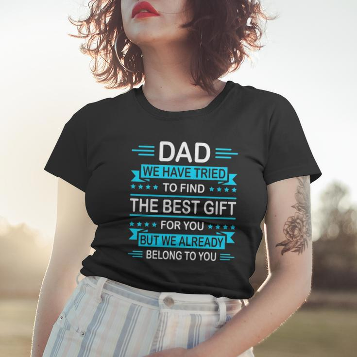 Mens Funny Fathers Day Gift For Daddy Papa From Daughter Son Wife Women T-shirt Gifts for Her