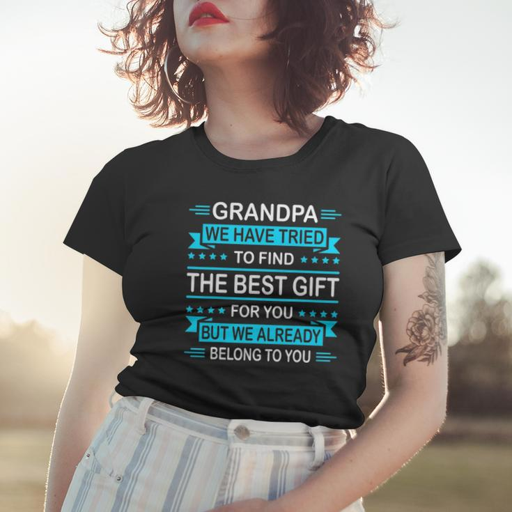 Mens Funny Fathers Day Gift For Grandpa From Daughter Son Wife Women T-shirt Gifts for Her
