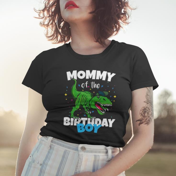 Mommy Of The Birthday Boy Dinosaurrex Anniversary Women T-shirt Gifts for Her
