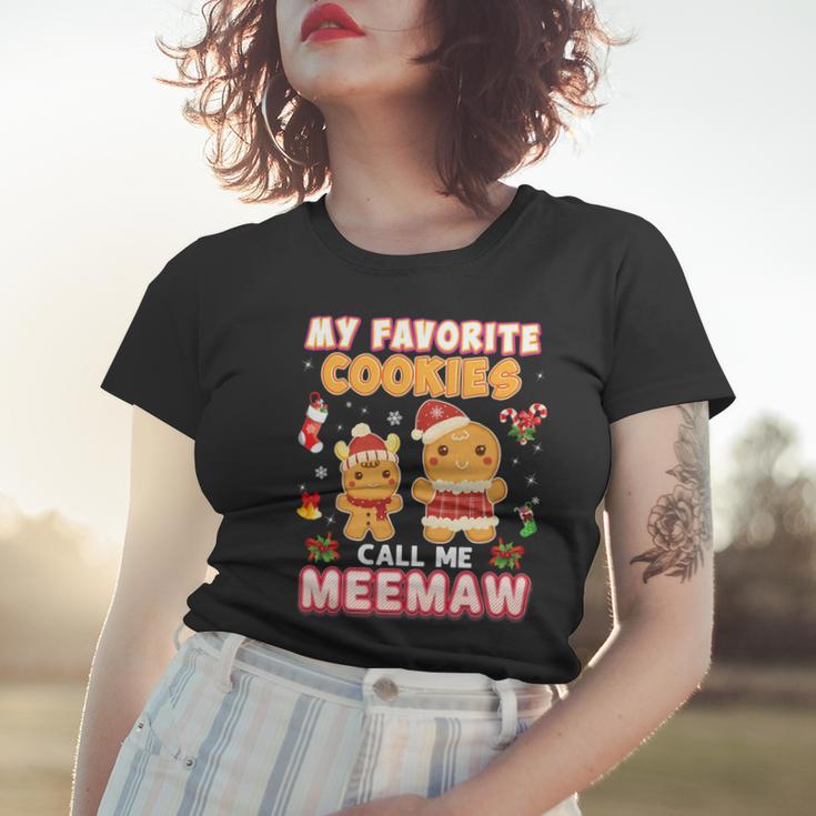 My Favorite Cookies Call Me Meemaw 882 Shirt Women T-shirt Gifts for Her