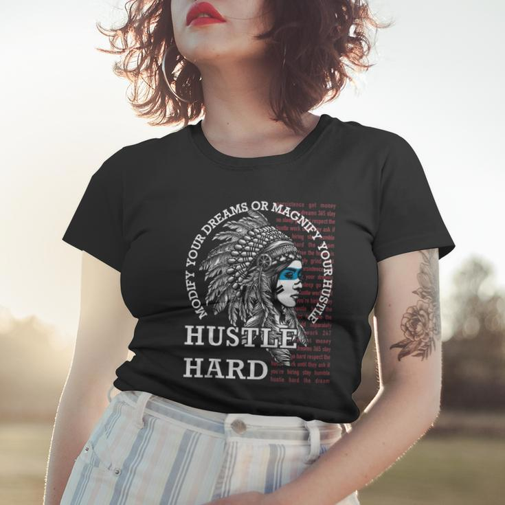 Native American Hustle Hard Urban Gang Ster Clothing Women T-shirt Gifts for Her