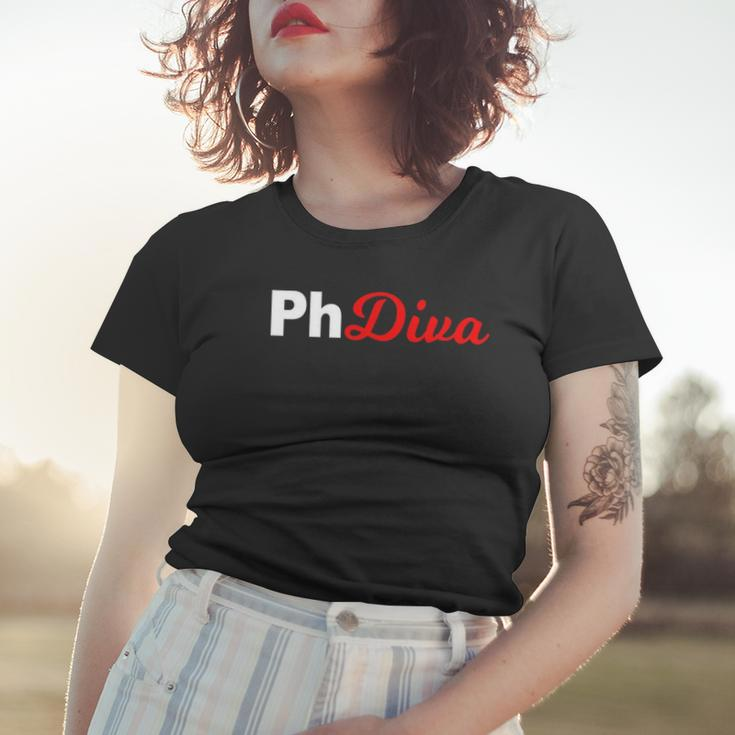 Phdiva Fancy Doctoral Candidate Phdiva Women T-shirt Gifts for Her