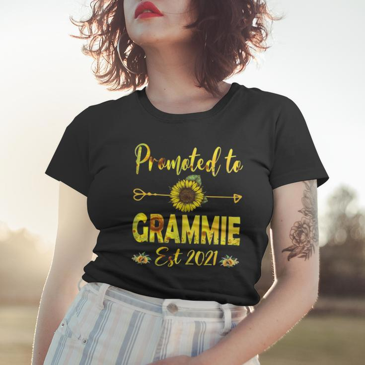 Promoted To Grammie Est 2022 Sunflower Women T-shirt Gifts for Her