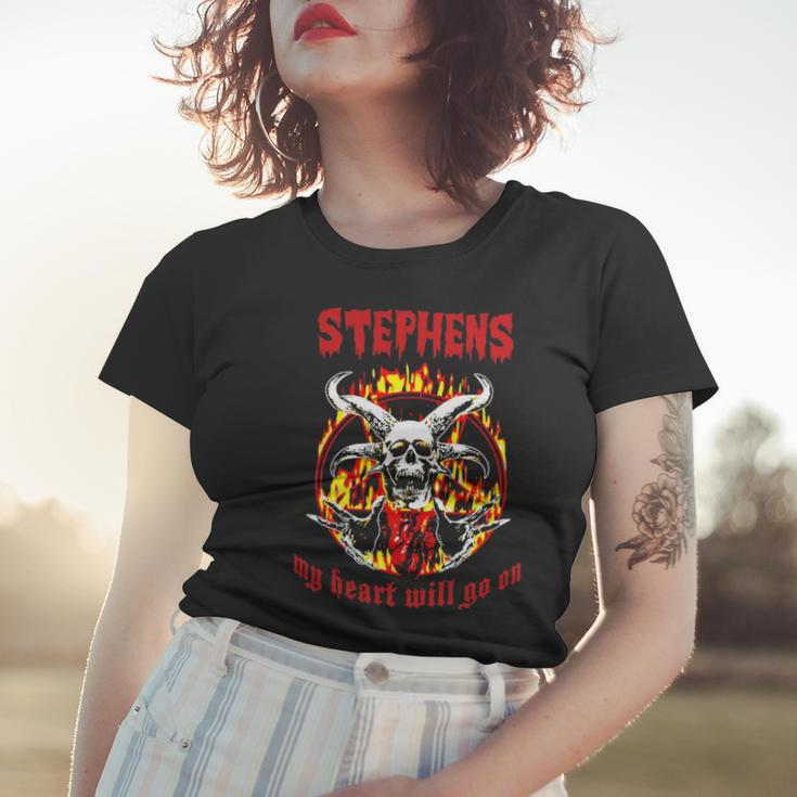 Stephens Name Gift Stephens Name Halloween Gift Women T-shirt Gifts for Her
