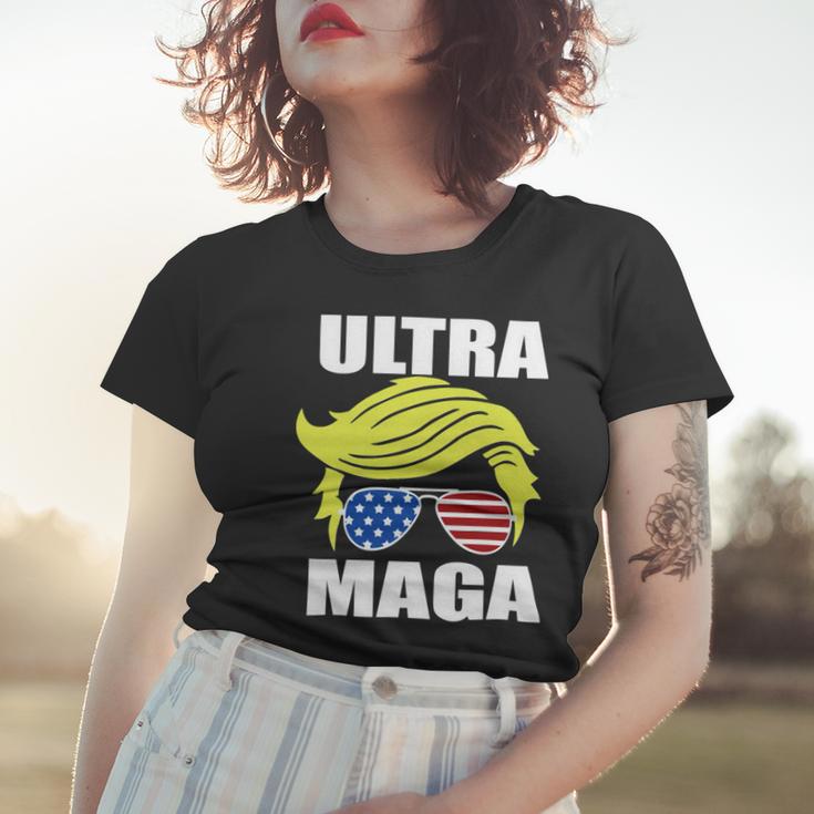 Ultra Maga Joe Biden Pro Trump Gift Women T-shirt Gifts for Her