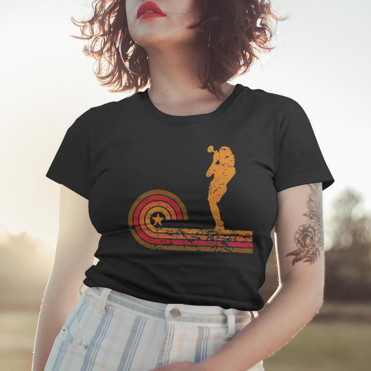 Vintage Trumpet Cool Retro Trumpet Player 162 Shirt Women T-shirt Gifts for Her