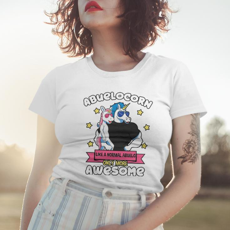Abuelocorn 1 Kid Fathers Day Abuelo Unicorn Granddaughter Women T-shirt Gifts for Her