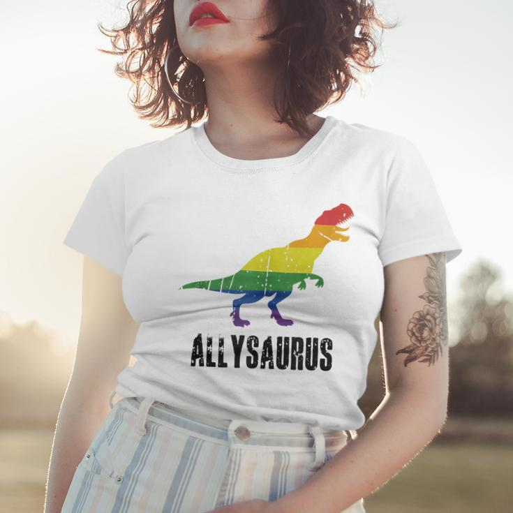 Allysaurus Ally Pride Gay Pride Lgbt Allysaurus Women T-shirt Gifts for Her