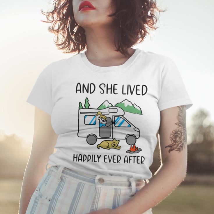 And She Lived Happily Ever After Women T-shirt Gifts for Her