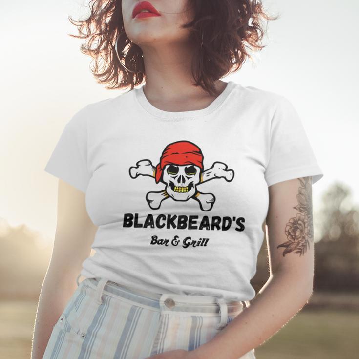 Blackbeards Bar Grill Women T-shirt Gifts for Her