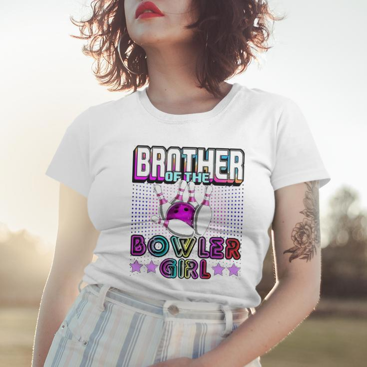 Brother Of The Bowler Girl Matching Family Bowling Birthday Women T-shirt Gifts for Her