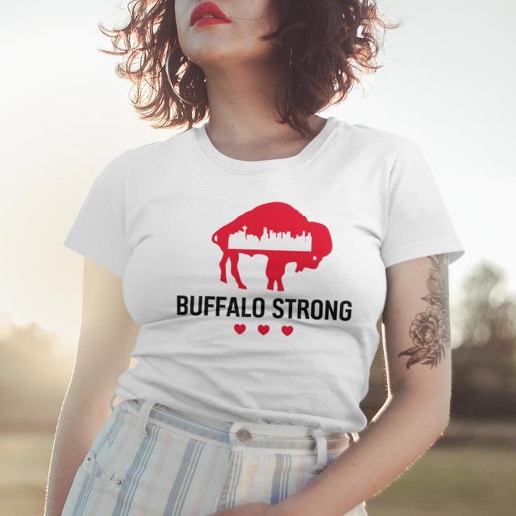 Buffalo Strong Pray For Buffalo Buffalo Strong Women T-shirt Gifts for Her