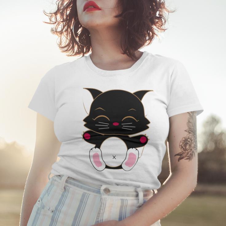 Cat Cut Cat Cat Lovers Black Cat Funny Cat Birthday Cat Gift Cat Danger Kitty Women T-shirt Gifts for Her