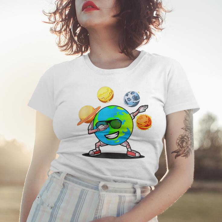 Dabbing Earth Day Women T-shirt Gifts for Her