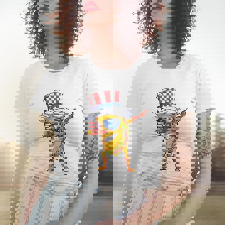 Dabbing Uncle Sam Taco 4Th Of July Kids Boys Girls Women T-shirt Gifts for Her