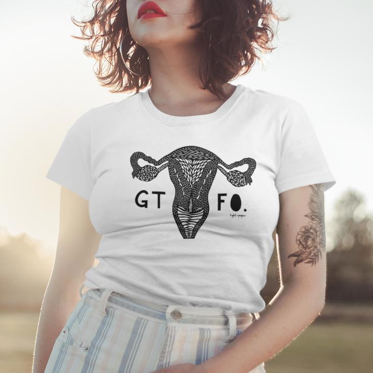 Gtfo Uterus Black Print Perfect Gift Women T-shirt Gifts for Her