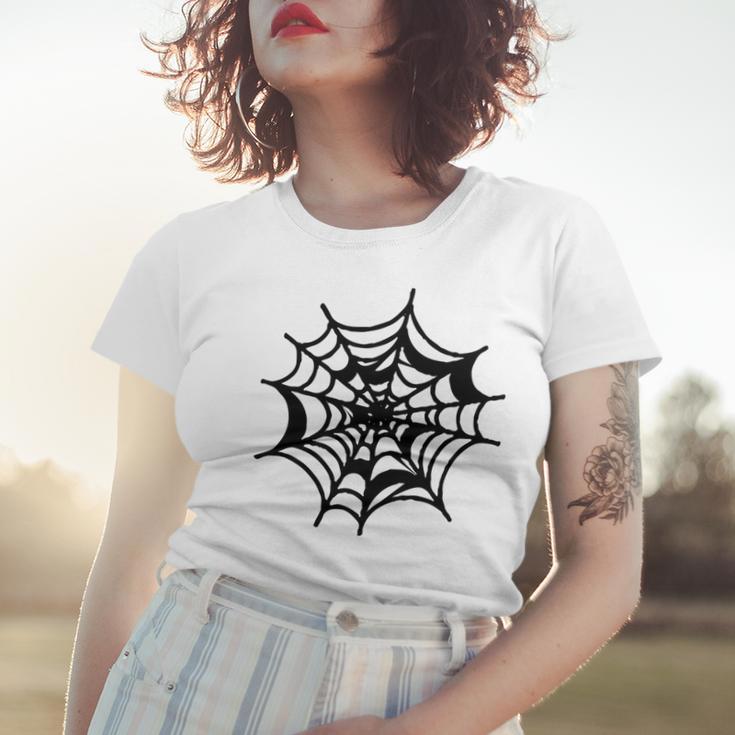 Halloween Spider Web Pattern Women T-shirt Gifts for Her