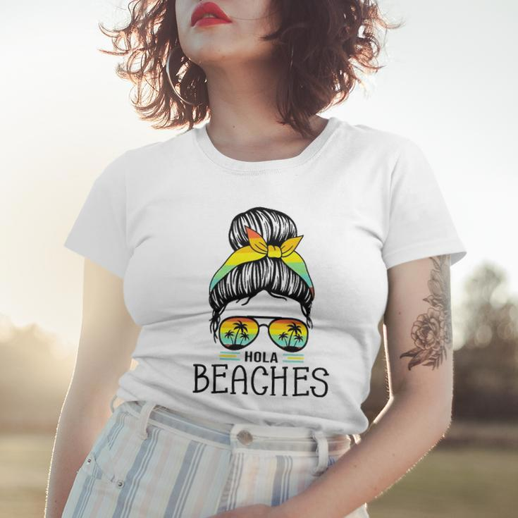 Hola Beaches Funny Beach Vacation Summer For Women Men Women T-shirt Gifts for Her