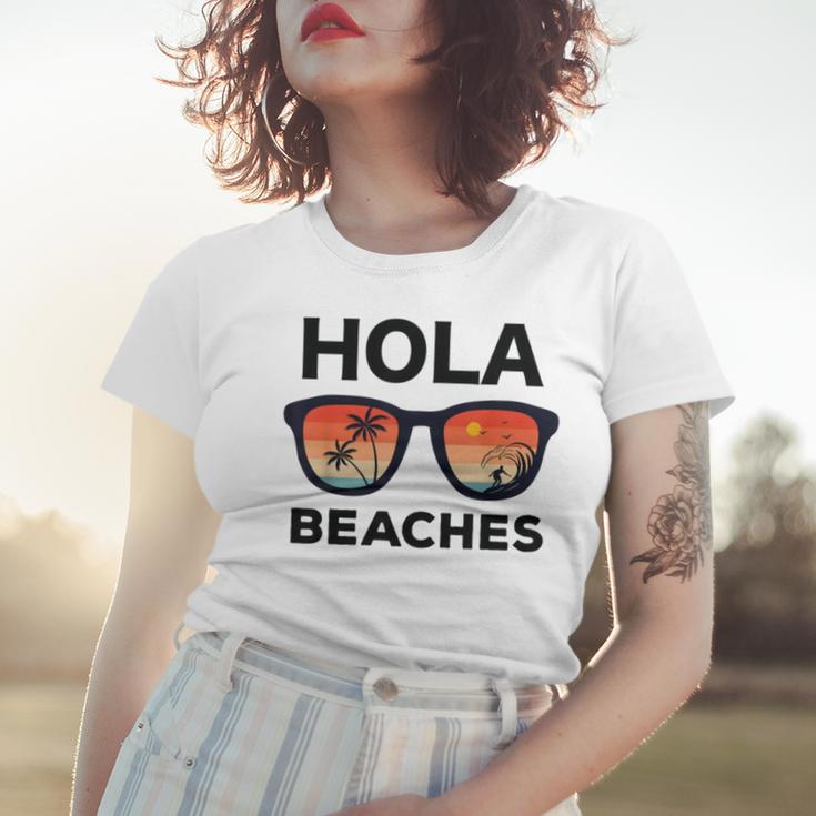 Hola Beaches Funny V2 Women T-shirt Gifts for Her