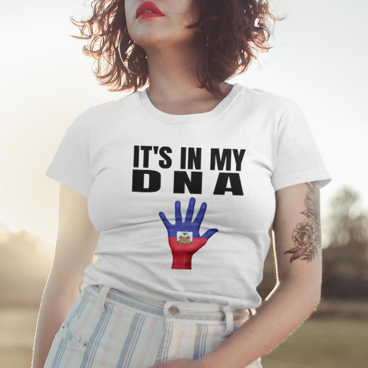 Its In My Dna Haitian Flag Haitian Independence Women T-shirt Gifts for Her